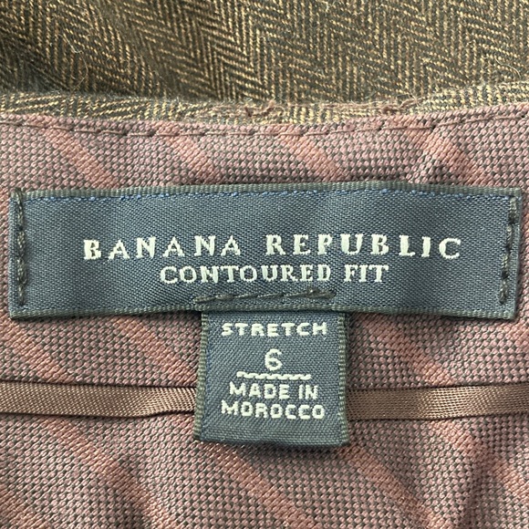 Banana Republic 6 Brown Straight Leg Pants Contoured Fit - Picture 13 of 14